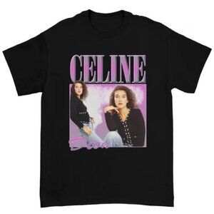 Celine Dion Music Legend Pop Artist Graphic Fan Streetwear Concert T-Shirt 81